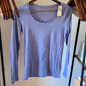 Ann Taylor powder blue shirt